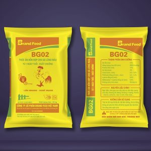 Thức ăn hỗn hợp cho gà lông màu từ 1 ngày tuổi - xuất chuồng